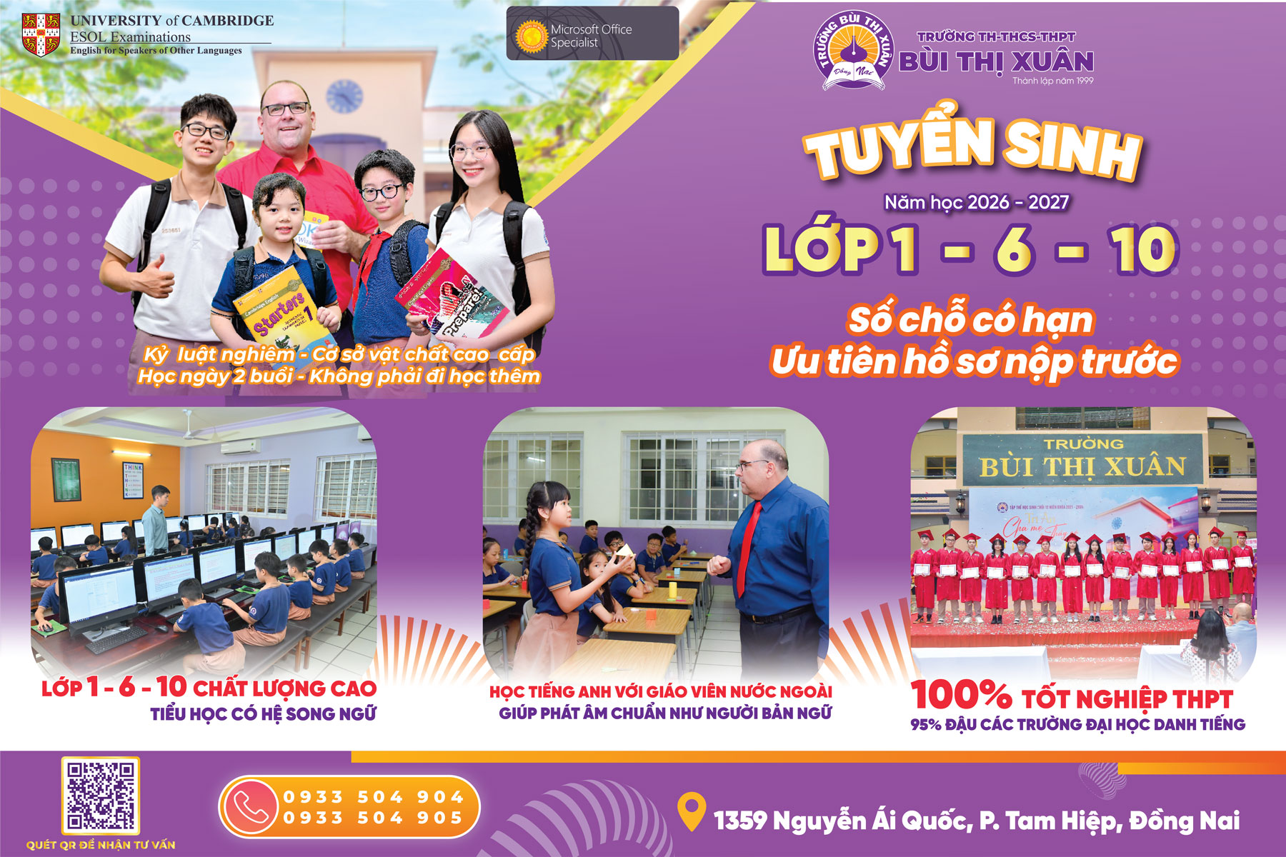 TUYỂN SINH NĂM HỌC 2026 - 2027